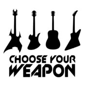 Choose Your Weapon T Shirt Guitar Hero Hero Hard Rock   Roll Heavy Metal Band