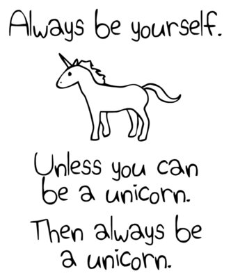  Always Be Yourself Unless You Can Be A Unicorn T Shirt Tumbrl Zoella Feline Meow