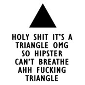 Holy Shi Crap It s A Triangle OMG Hipster T Shirt Dope Criminal Geek Damage
