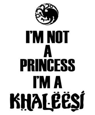  I`m Not a Princess I m a Khaleesi T Shirt Jon Snow Stark House Games Of Thrones