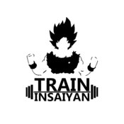  Train Insaiyan T Shirt Goku Vegeta Cell Sayian Dragon Ball Z Gym Training MMA