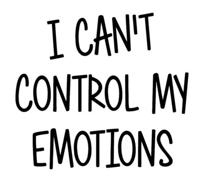  I Can t Control My Emotions T Shirt Zoella Blogger Feline Tumbrl Unicorn Celine